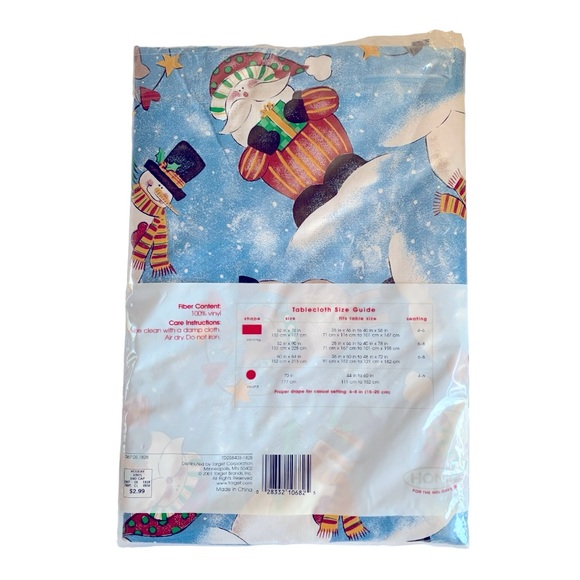 Christmas Table Cloth 70in - Picture 3 of 4